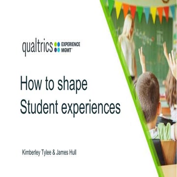 WEBINAR: K12 - How to shape student experiences