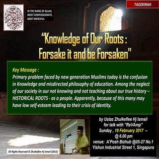 [Slideshare] knowledge of our roots