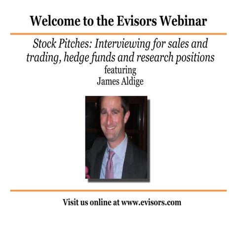 Mastering the Stock Pitch