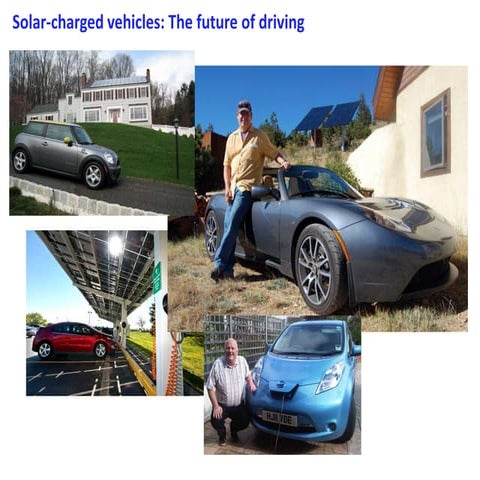 Solar charged electric cars