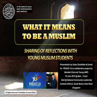 [Slideshare] on-being-muslims-(prax...