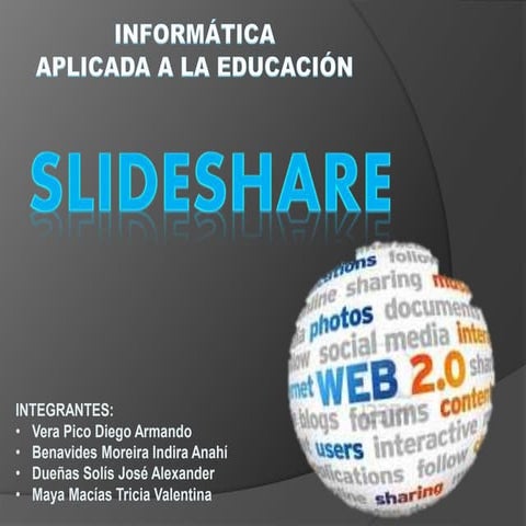 HERRAMIENTAS WEB 2.0 "SLIDESHARE"