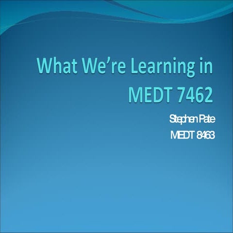 Slideshare Presentation