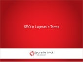 SEO in Layman's Terms