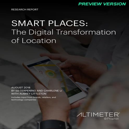 [REPORT PREVIEW] Smart Places: The Digital Transformation of Location