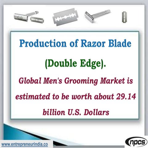 Production of Razor Blade (Double Edge)