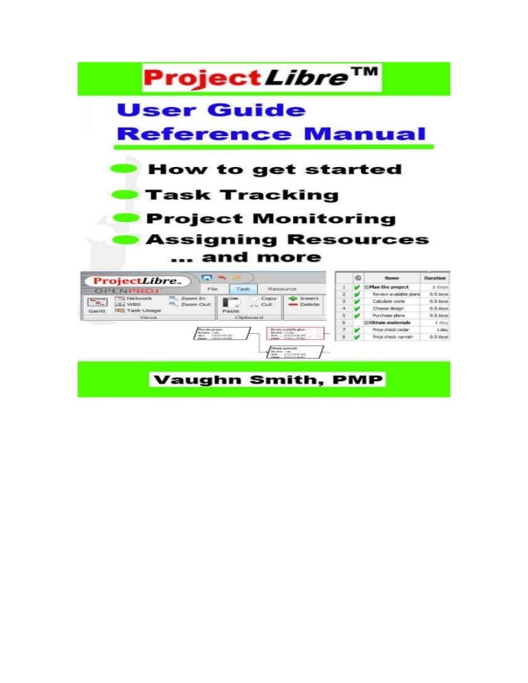 Projectlibre Sti2D User Manual – LNMDE