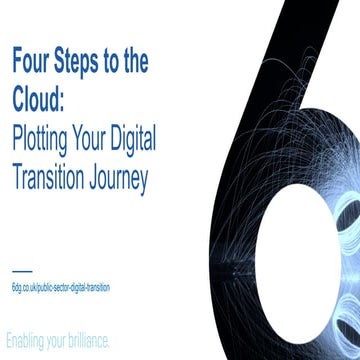 Four Steps to the Cloud: Plotting Your Digital Transition Journey | PDF