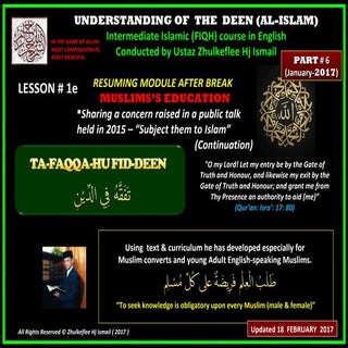 [Slideshare] tafaqqahu-#6-(january-...