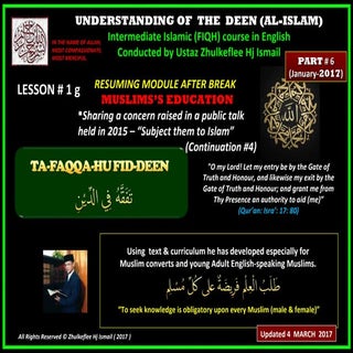 [Slideshare] tafaqqahu-#6-(january-...