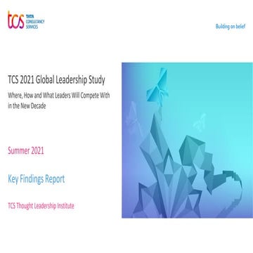 TCS 2021 Global Leadership Study: Key Findings Report