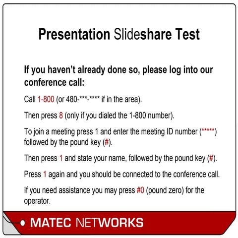 Slideshare Test