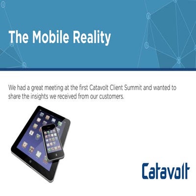 The Mobile Reality 