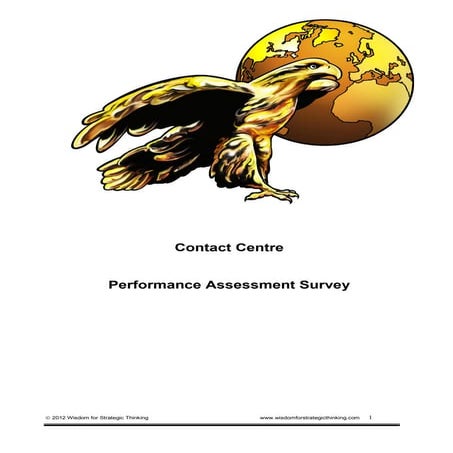Slide share   The Ultimate Call Centre Diagnostic Assessment Survey based upon EFQM Business Excellence