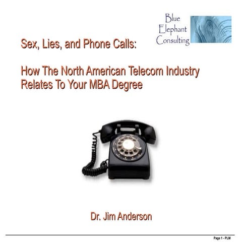 An Overview Of The Telecom Industry For MBA Students