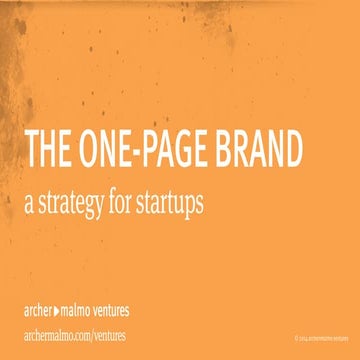 The Brand Strategy Canvas: a One-Page Strategy for Startups