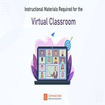 Instructional Materials Required for the Virtual Classrooms