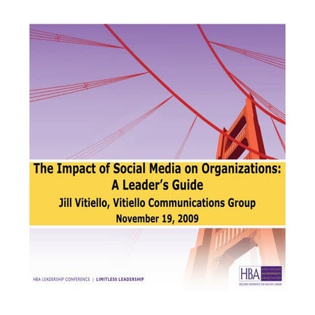 The Impact of Social Media on Organizations