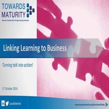 World of Learning 2014 Closing Keynote: Linking Learning to Business