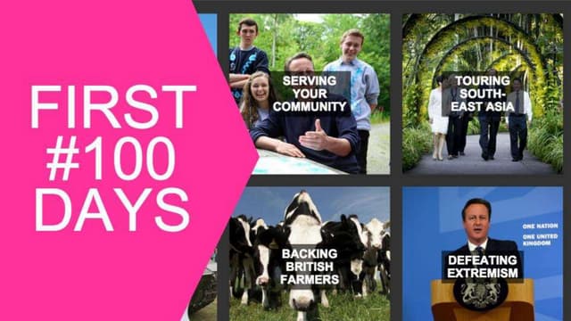 UK government: the first 100 days