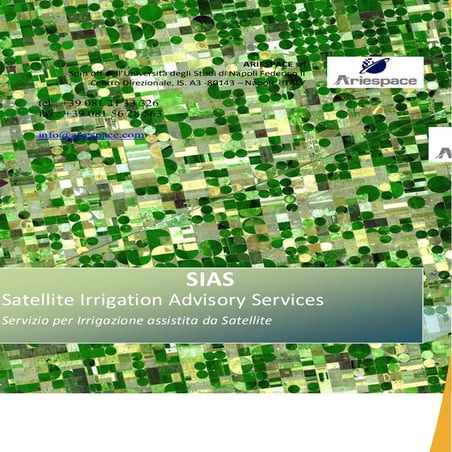 SIAS Irrigazione assistita da satellite
