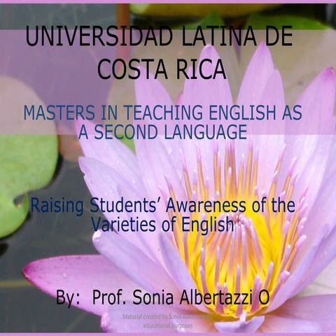 Varieties of English