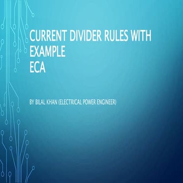 Current Divider rule