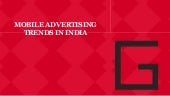 Mobile advertising trends in india
