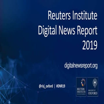 Digital News Report 2019