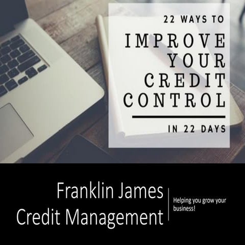 22 Things to do to improve your credit control