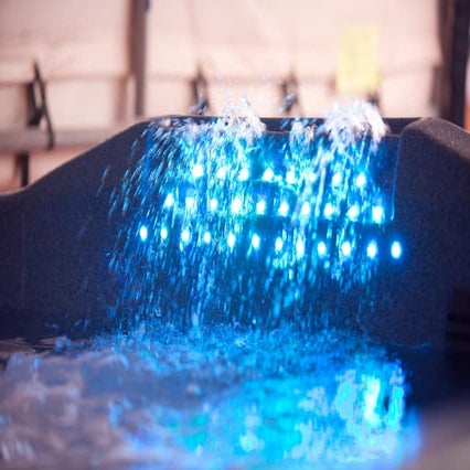 Beautiful Swim Spa Waterfall with Shimmering lights TM | PDF