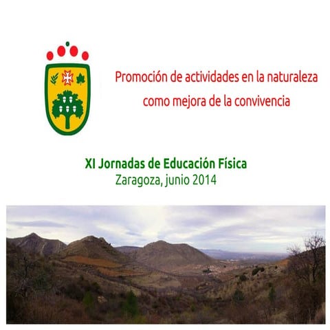 Promoción de actividades en la naturaleza como mejora de la convivencia