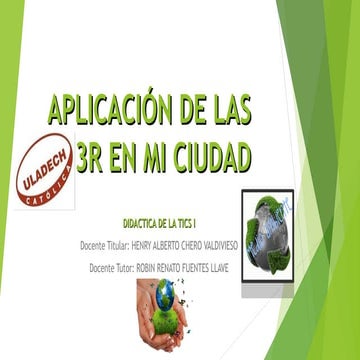 Slideshare aplicación de las 3 r
