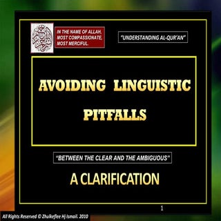 [Slideshare]avoiding linguistic pit...
