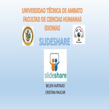 Slideshare belen hurtado cristina_paucar