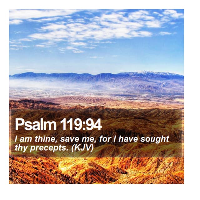 Psalm 119 94 Daily Bible Verse Pdf