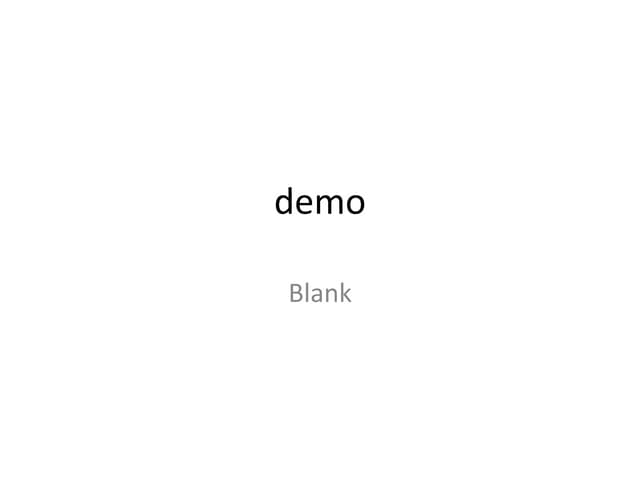 lshk ss blank demo
