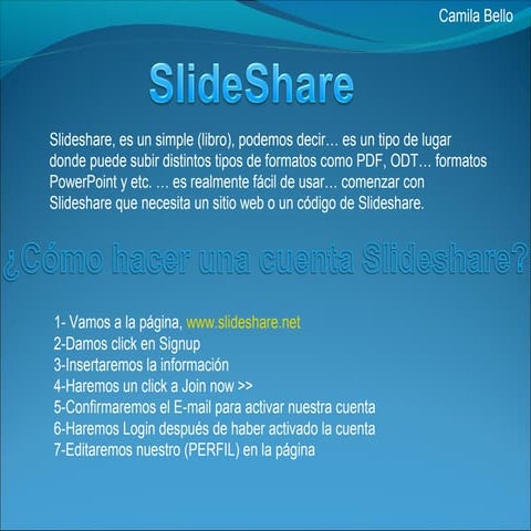 Slideshare Camila