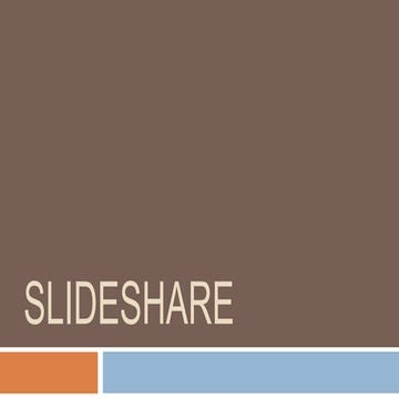 Resumen sobre Slideshare 