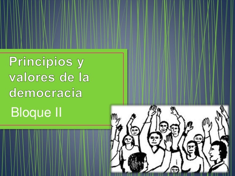 Principios de la democracia