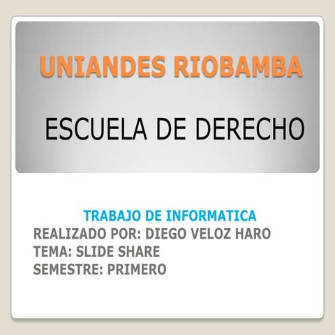 Slide share diego veloz