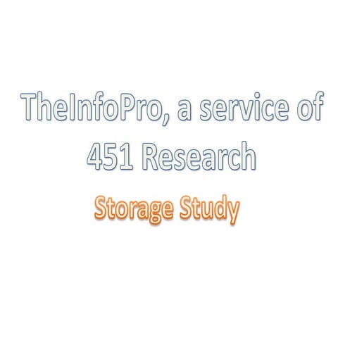 TheInfoPro Storage Study