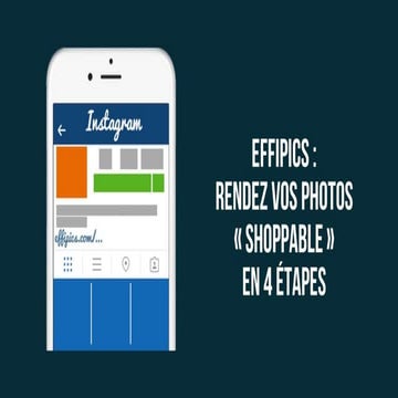 Effipics : rendez vos photos "shoppable" en 4 étapes