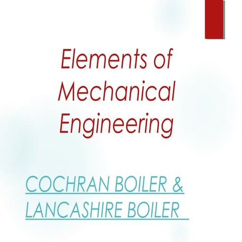 Elements of Mechanical Engineering