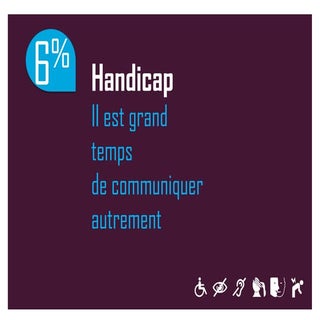 Slideshare 6% Handicap, il est rand...