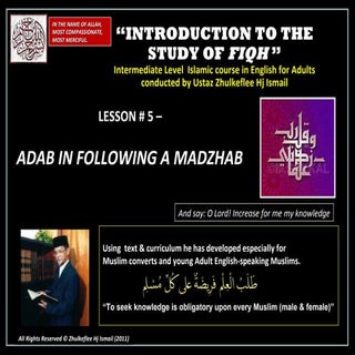 [Slideshare]fiqh course#5-adab foll...