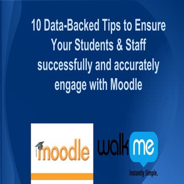 10 Tips for Better Implementation of Moodle
