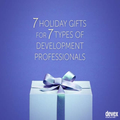 7 holiday gifts for 7 types of development professional