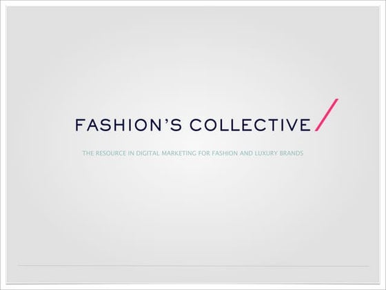 Fashion's Collective presentations