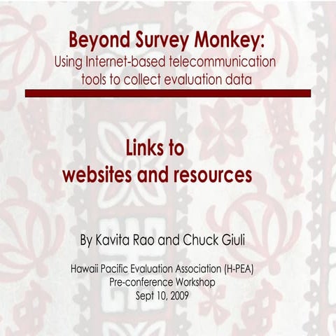 H-PEA: Internet-based telecom tools